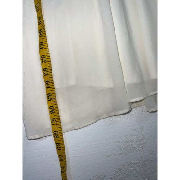 Show Me Your Mumu Dress Womens M White Sleeveless V-Neck Maxi Polyester - Picture 8 of 10